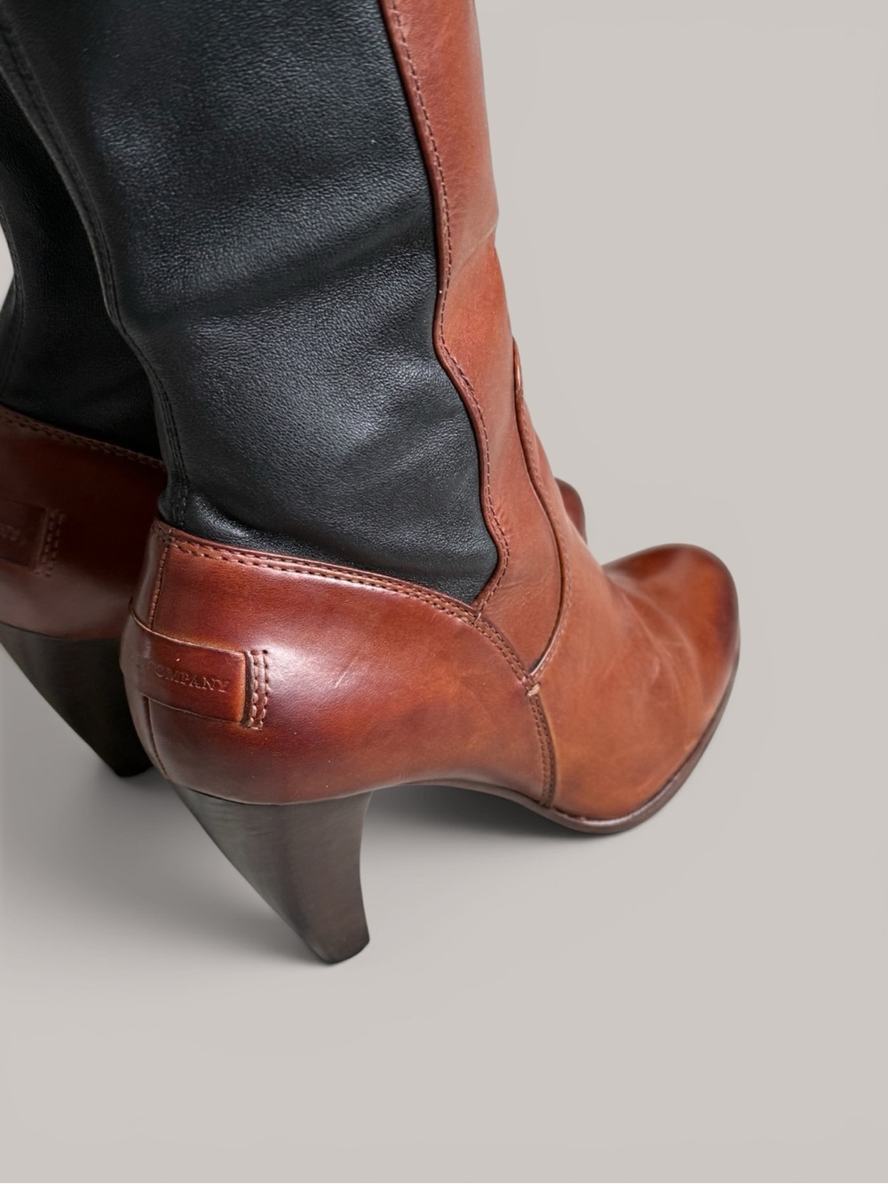 Frye knee-high leather heeled boots 9.5 - Picture 3 of 11